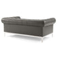 Modway Idyll Tufted Upholstered Leather Loveseat and Armchair FredCo