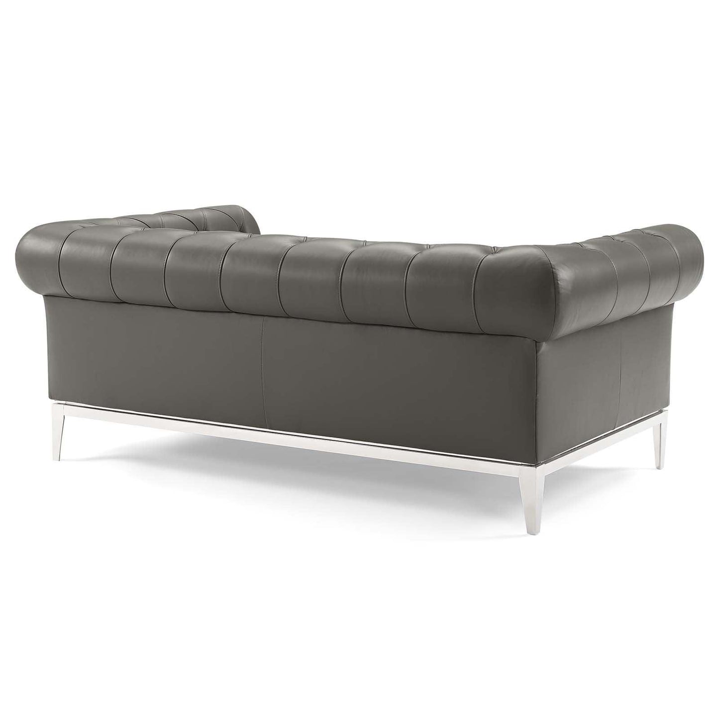 Modway Idyll Tufted Upholstered Leather Sofa and Loveseat Set FredCo