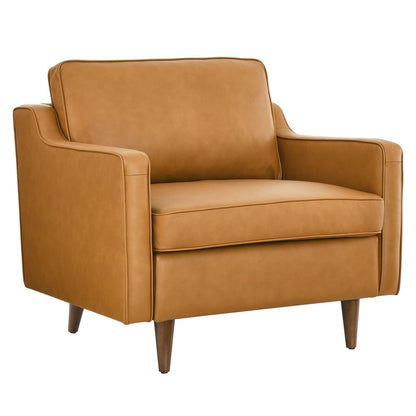 Modway Impart Genuine Leather Armchair FredCo