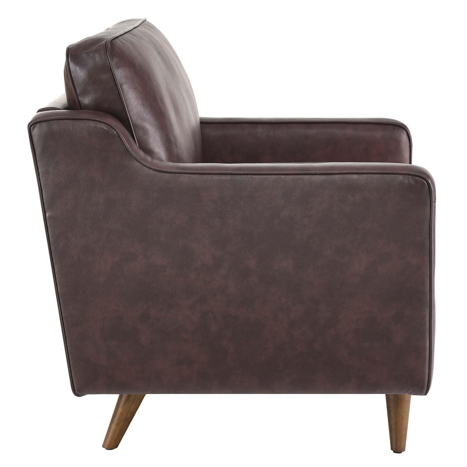 Modway Impart Genuine Leather Armchair FredCo
