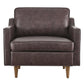 Modway Impart Genuine Leather Armchair FredCo