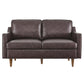Modway Impart Genuine Leather Loveseat FredCo