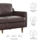 Modway Impart Genuine Leather Loveseat FredCo