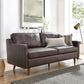 Modway Impart Genuine Leather Sofa FredCo