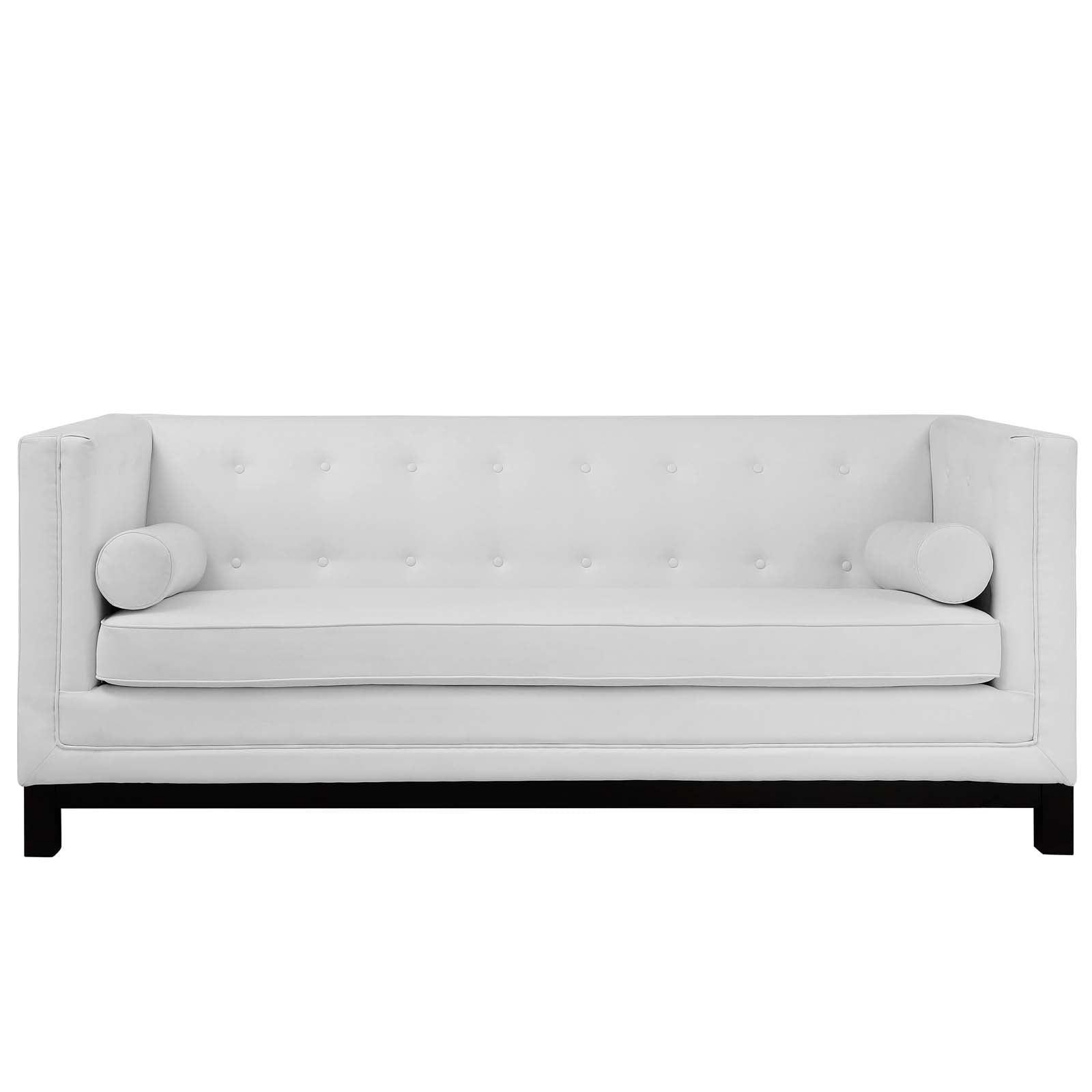 Modway Imperial Bonded Leather Sofa FredCo