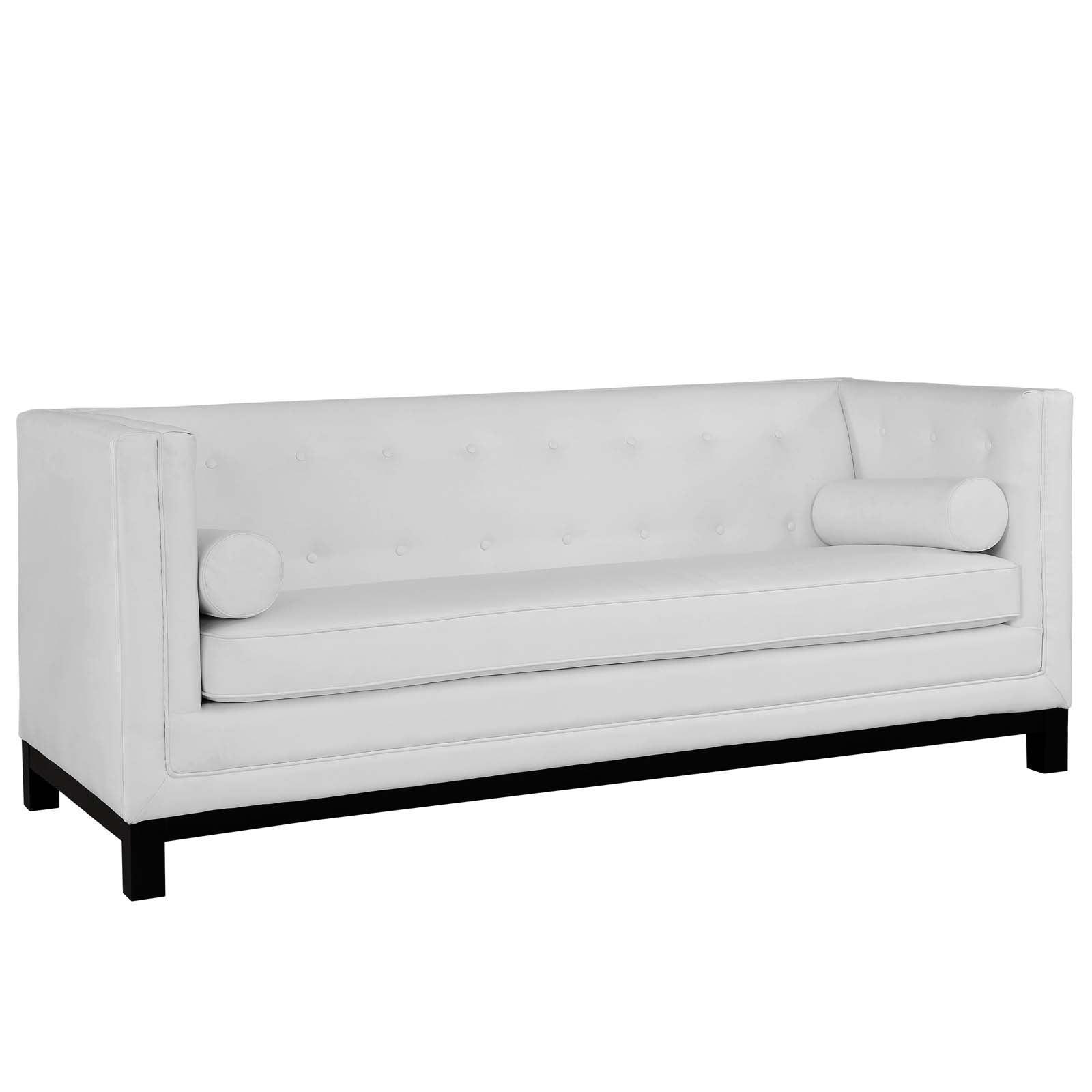 Modway Imperial Bonded Leather Sofa FredCo