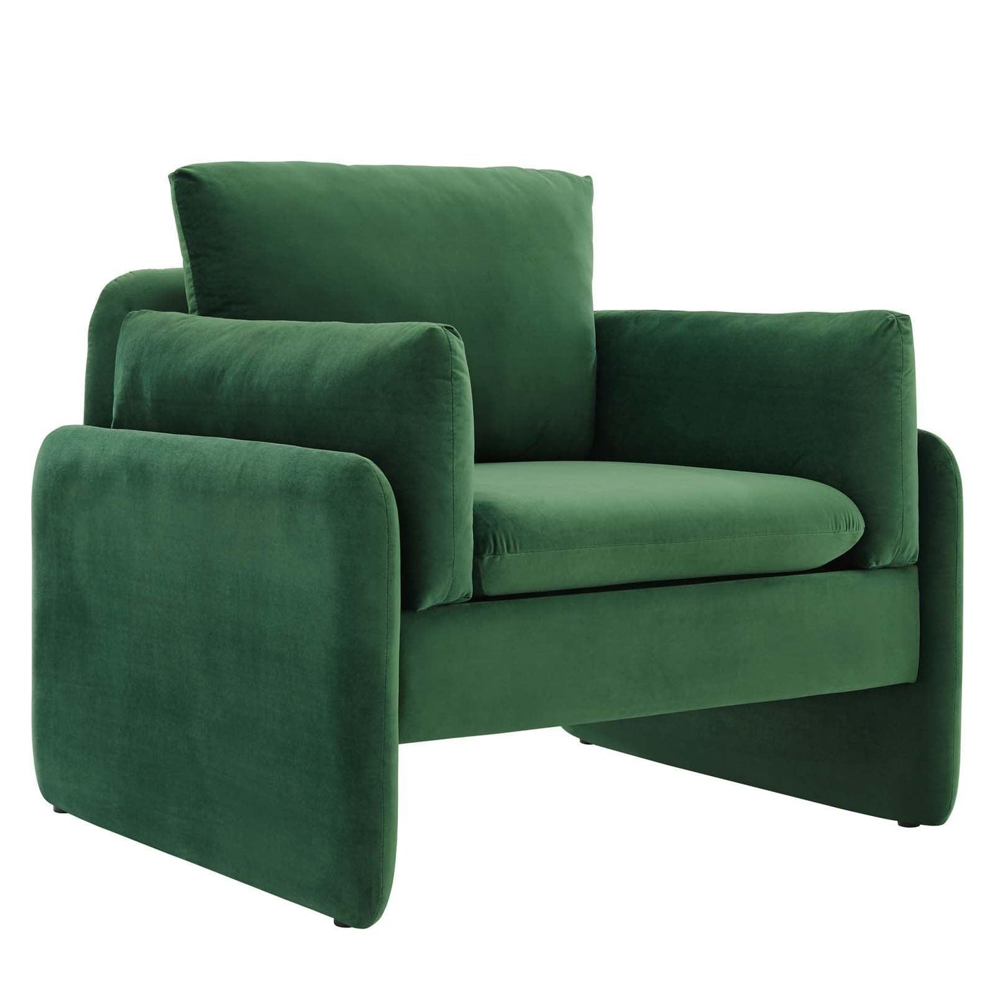 Modway Indicate Performance Velvet Armchair FredCo