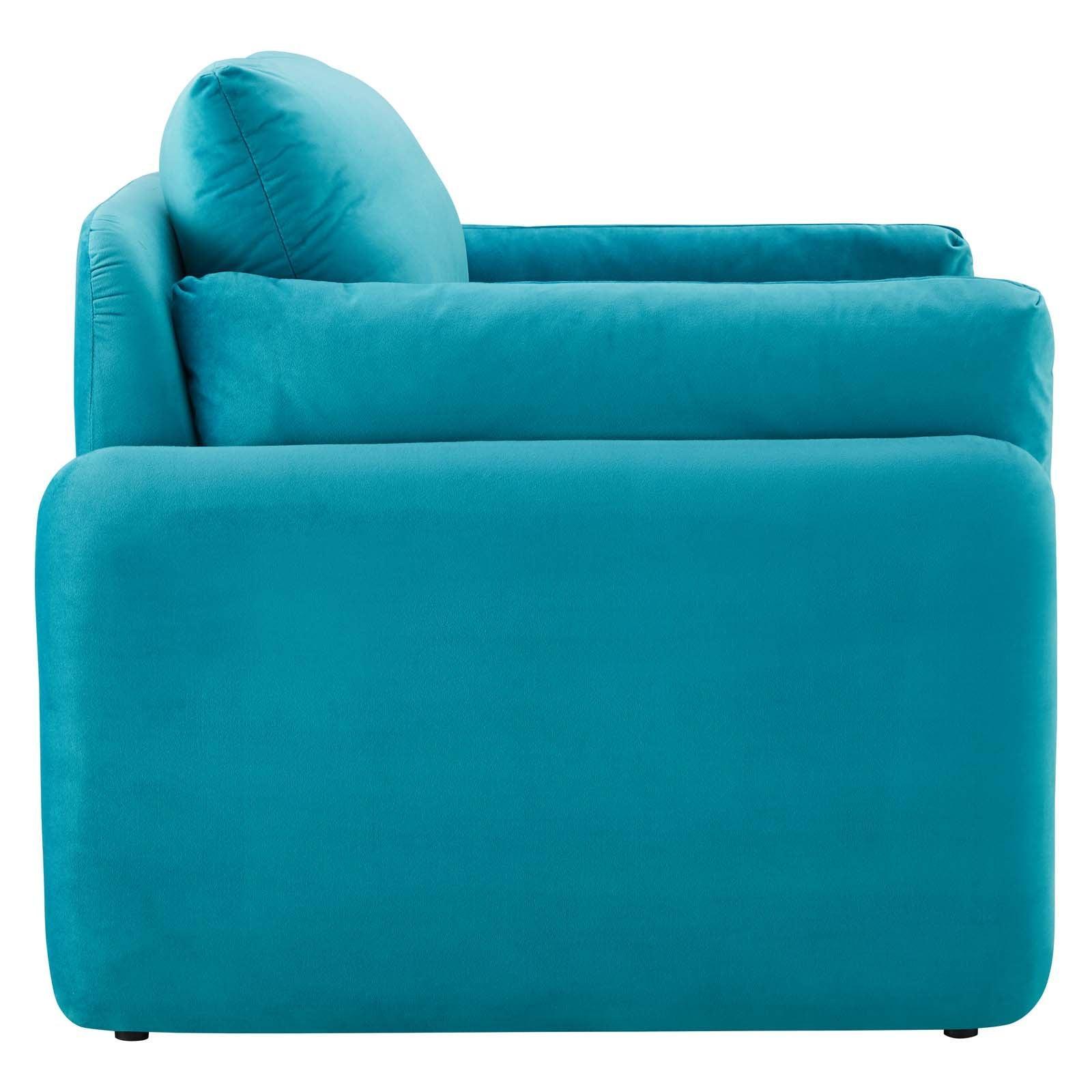 Modway Indicate Performance Velvet Armchair FredCo