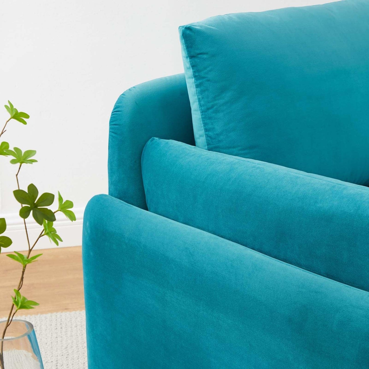Modway Indicate Performance Velvet Armchair FredCo