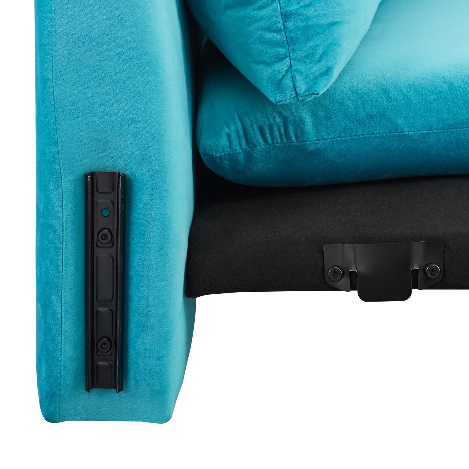 Modway Indicate Performance Velvet Armchair FredCo