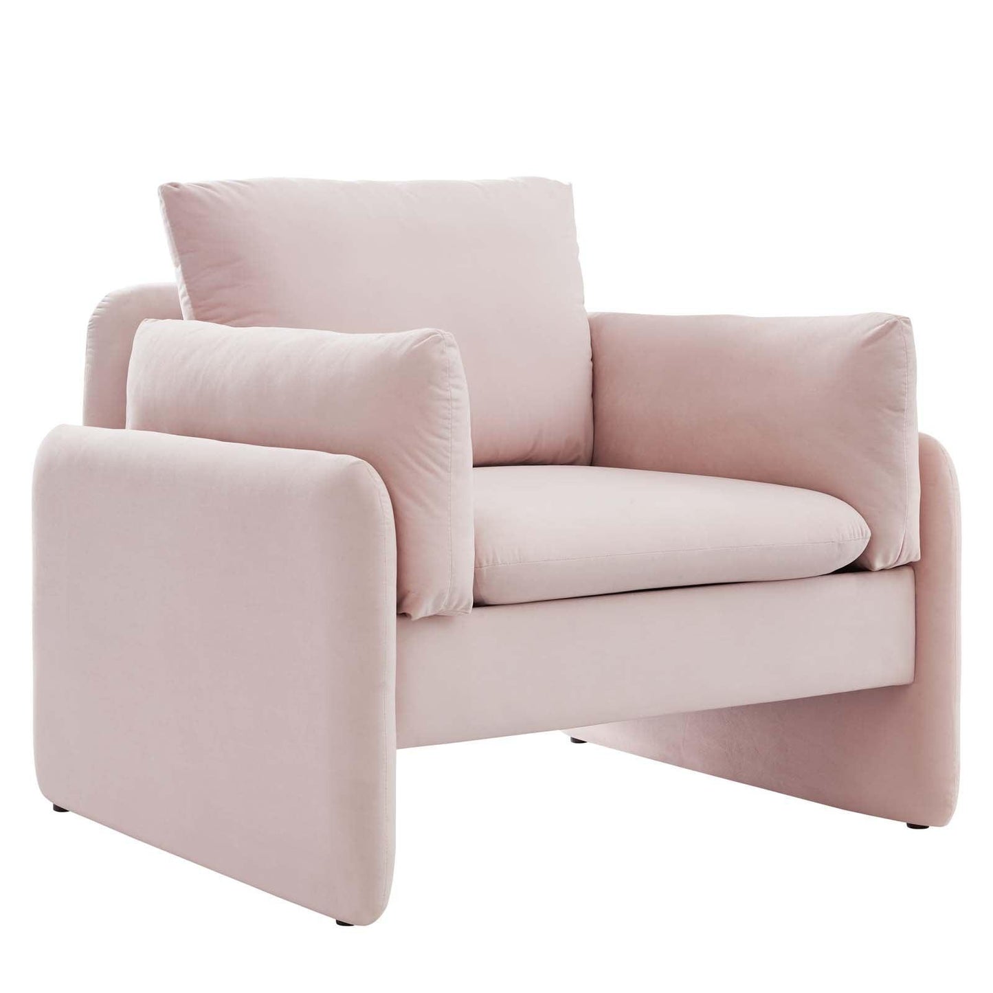 Modway Indicate Performance Velvet Armchair FredCo