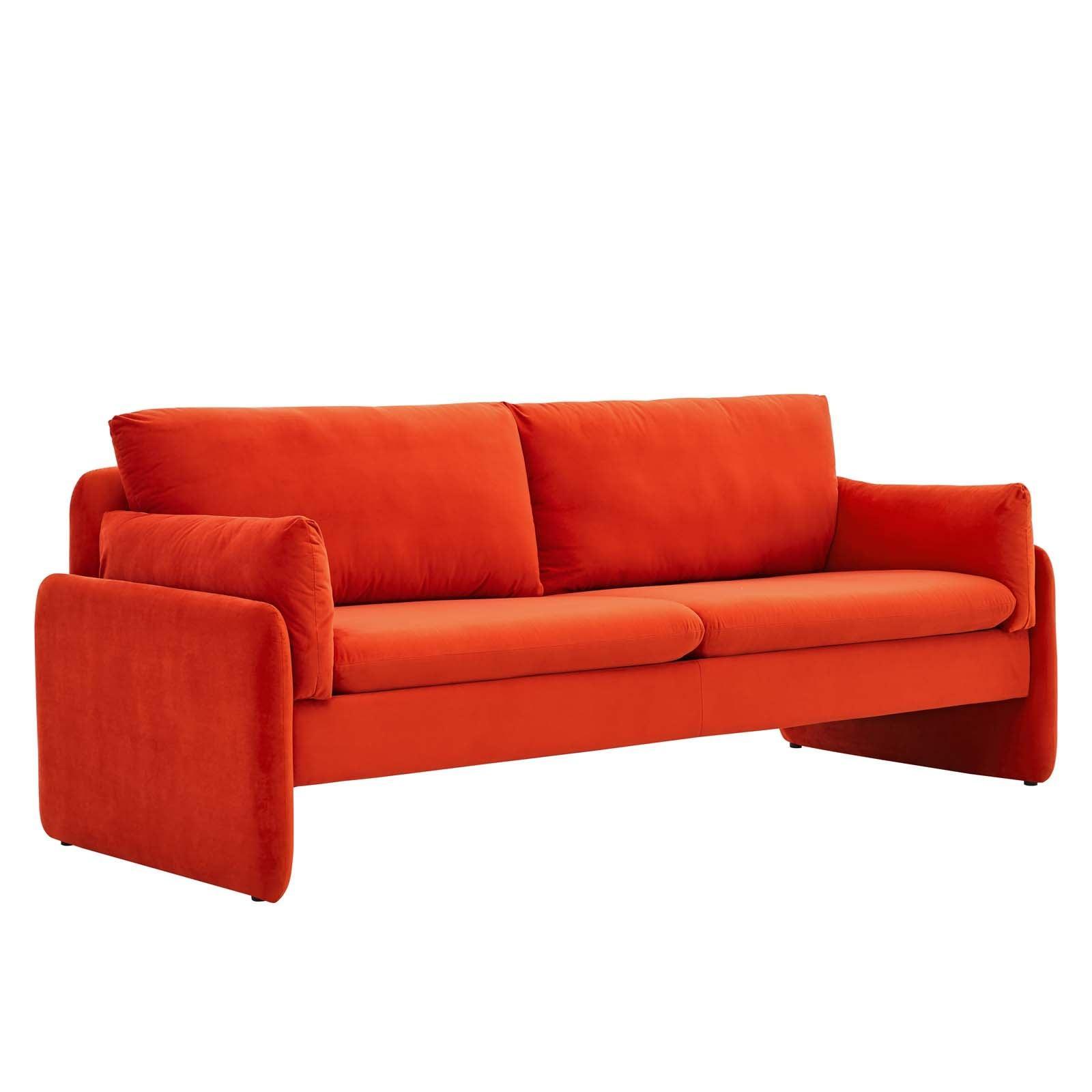 Modway Indicate Performance Velvet Sofa FredCo