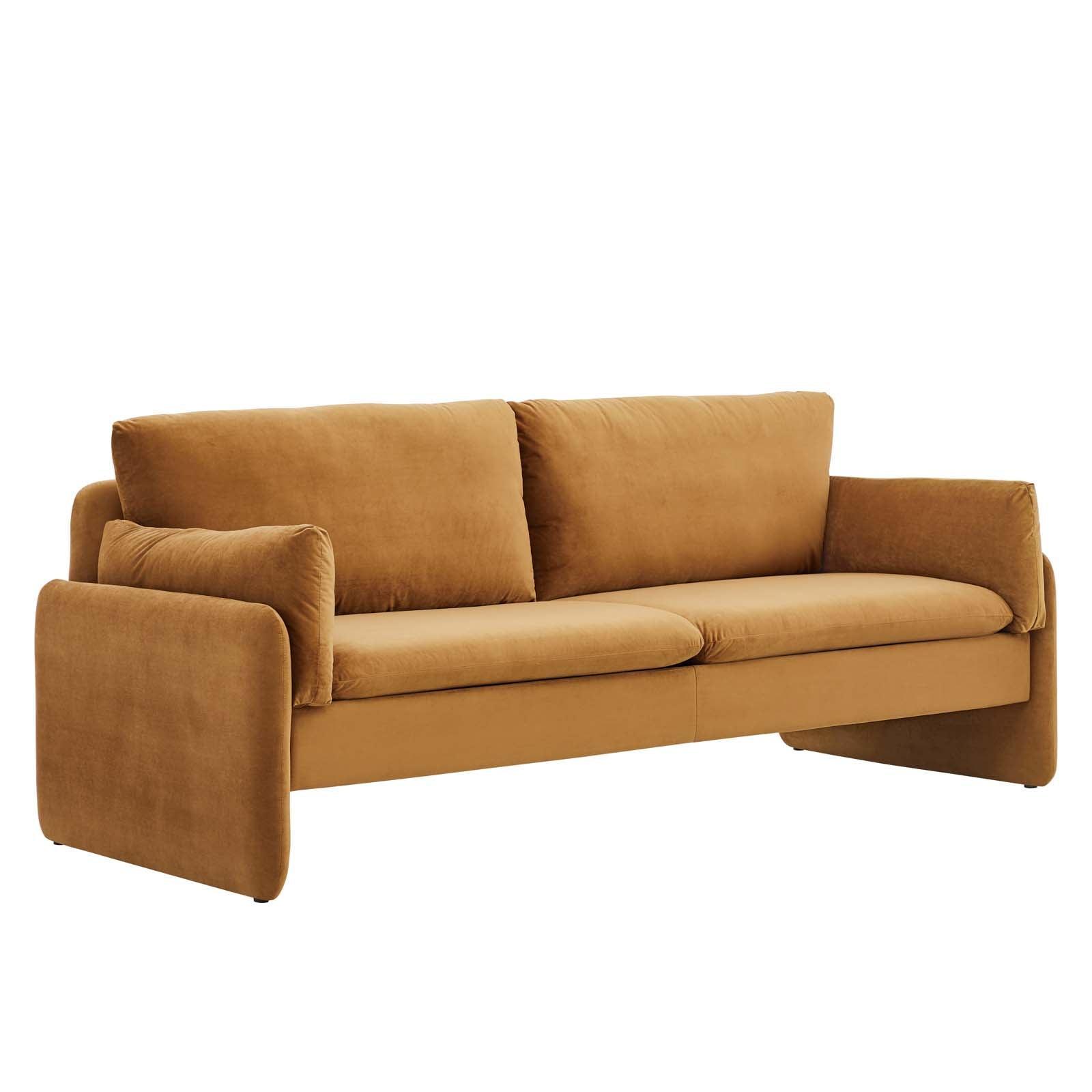 Modway Indicate Performance Velvet Sofa FredCo
