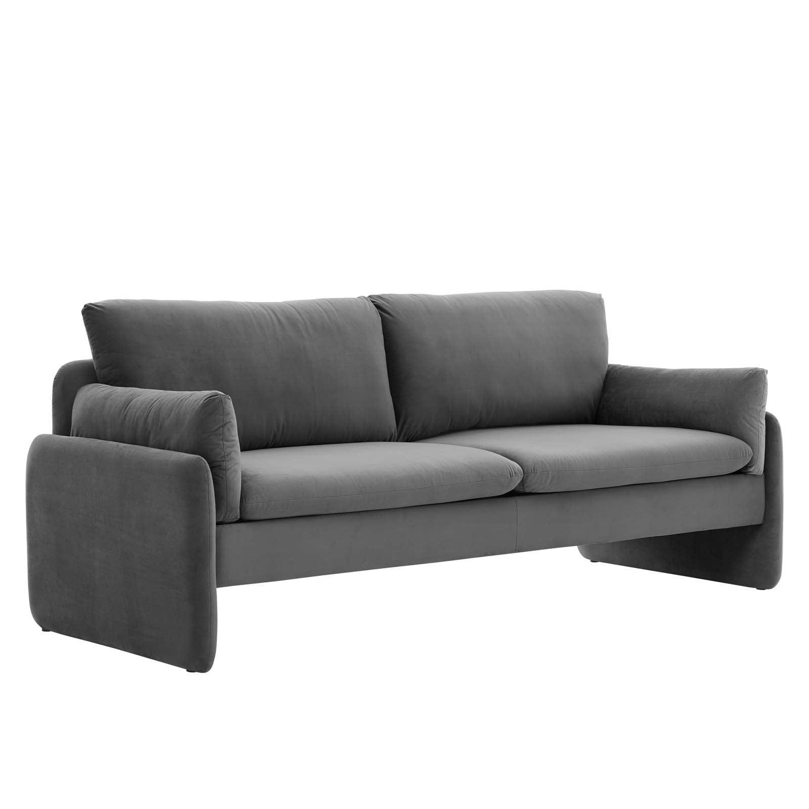 Modway Indicate Performance Velvet Sofa FredCo