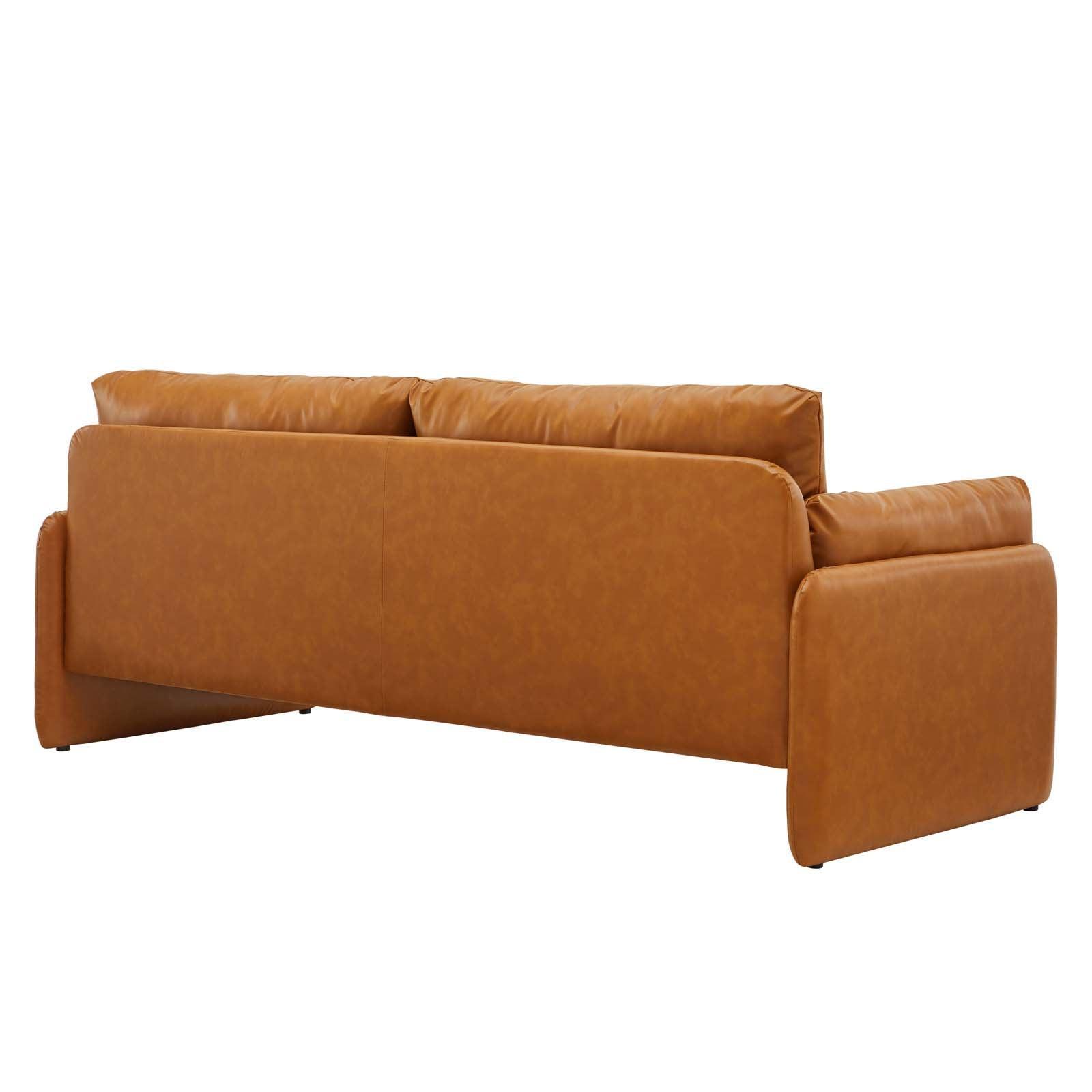 Modway Indicate Vegan Leather Sofa FredCo