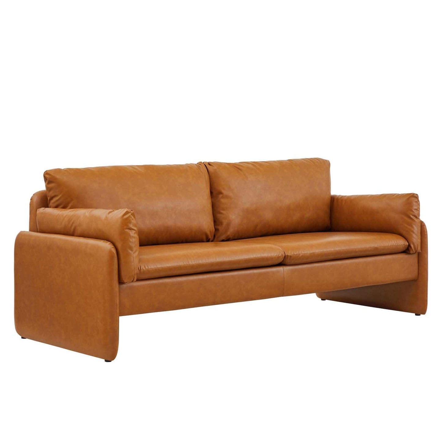 Modway Indicate Vegan Leather Sofa FredCo