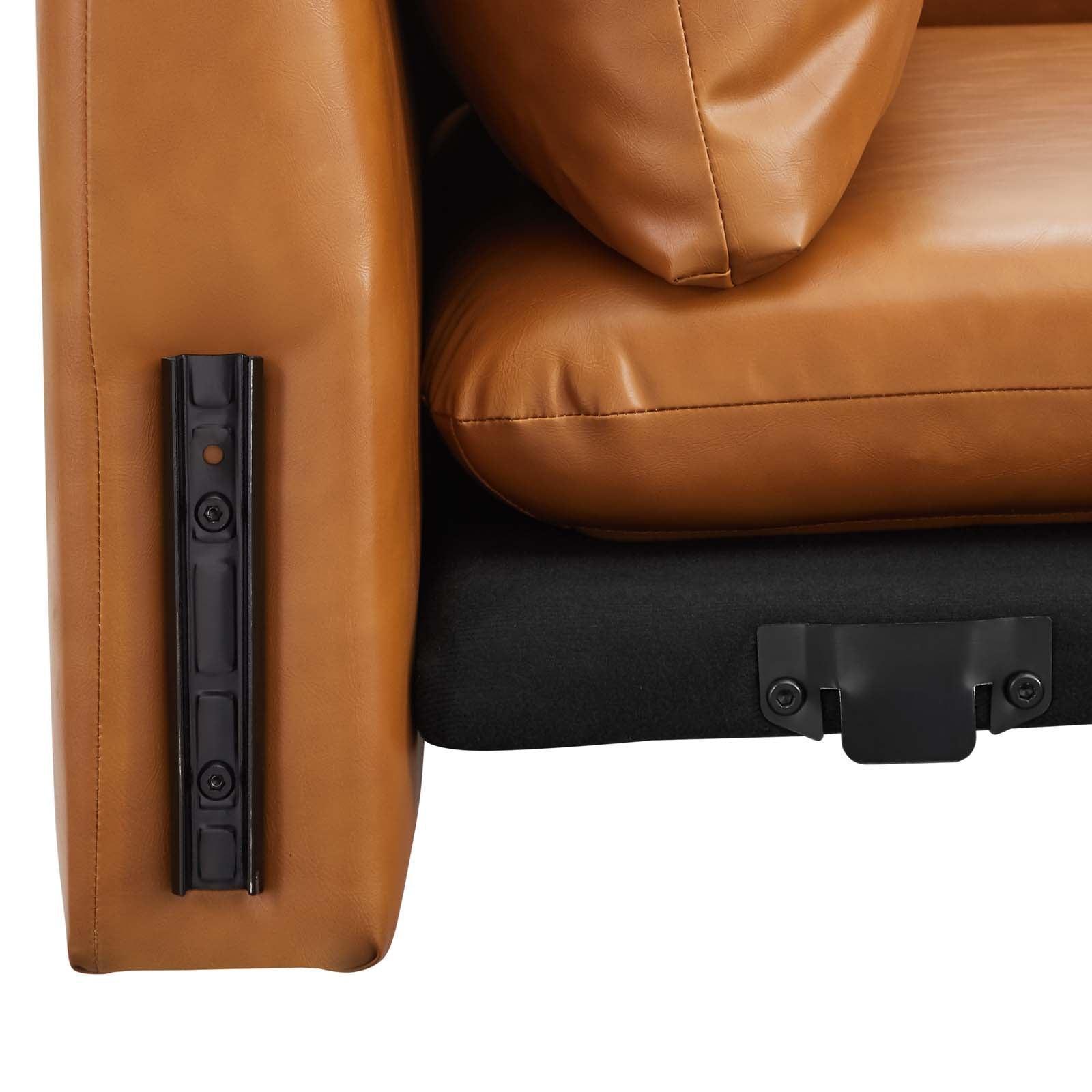 Modway Indicate Vegan Leather Sofa FredCo