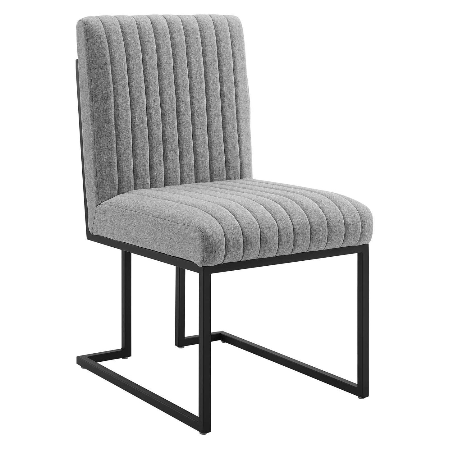 Modway Indulge Channel Tufted Fabric Dining Chair FredCo