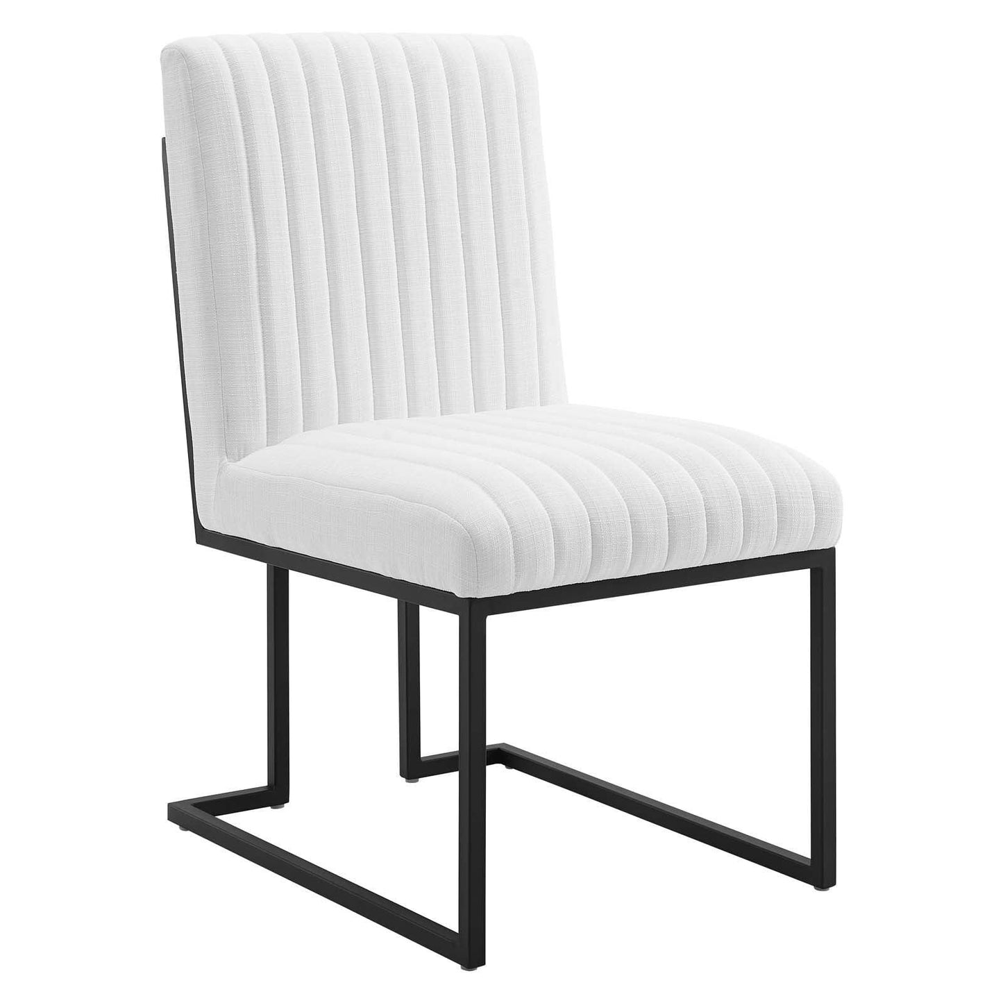 Modway Indulge Channel Tufted Fabric Dining Chair FredCo