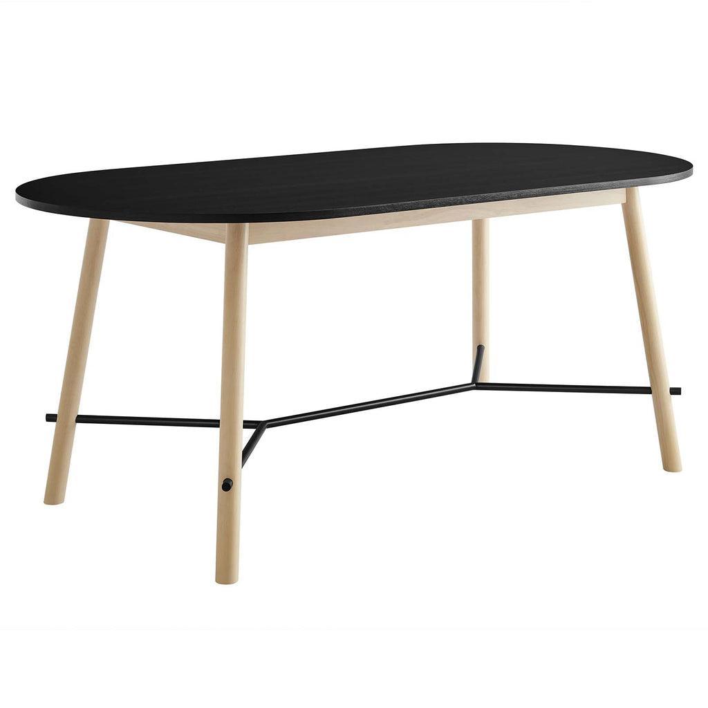 Modway Infuse 71" Wood Grain Dining Table FredCo