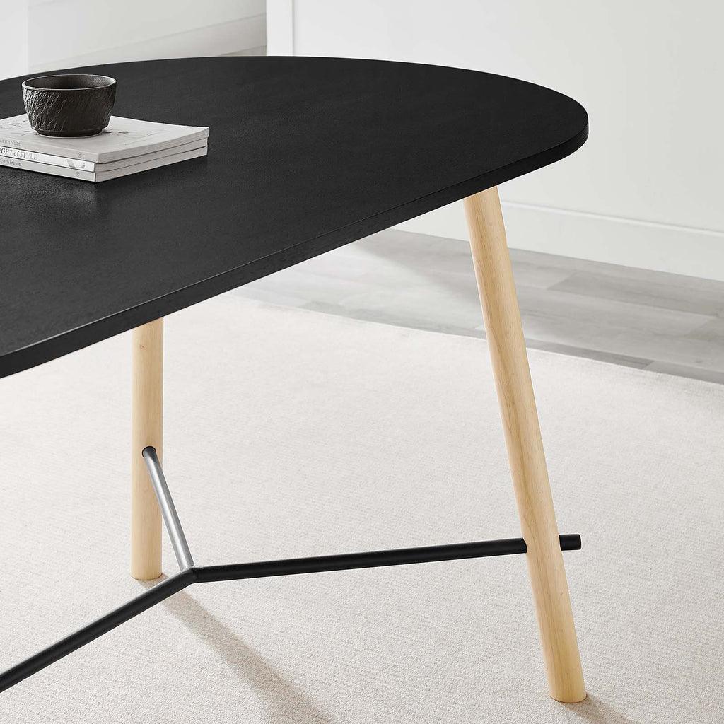 Modway Infuse 71" Wood Grain Dining Table FredCo