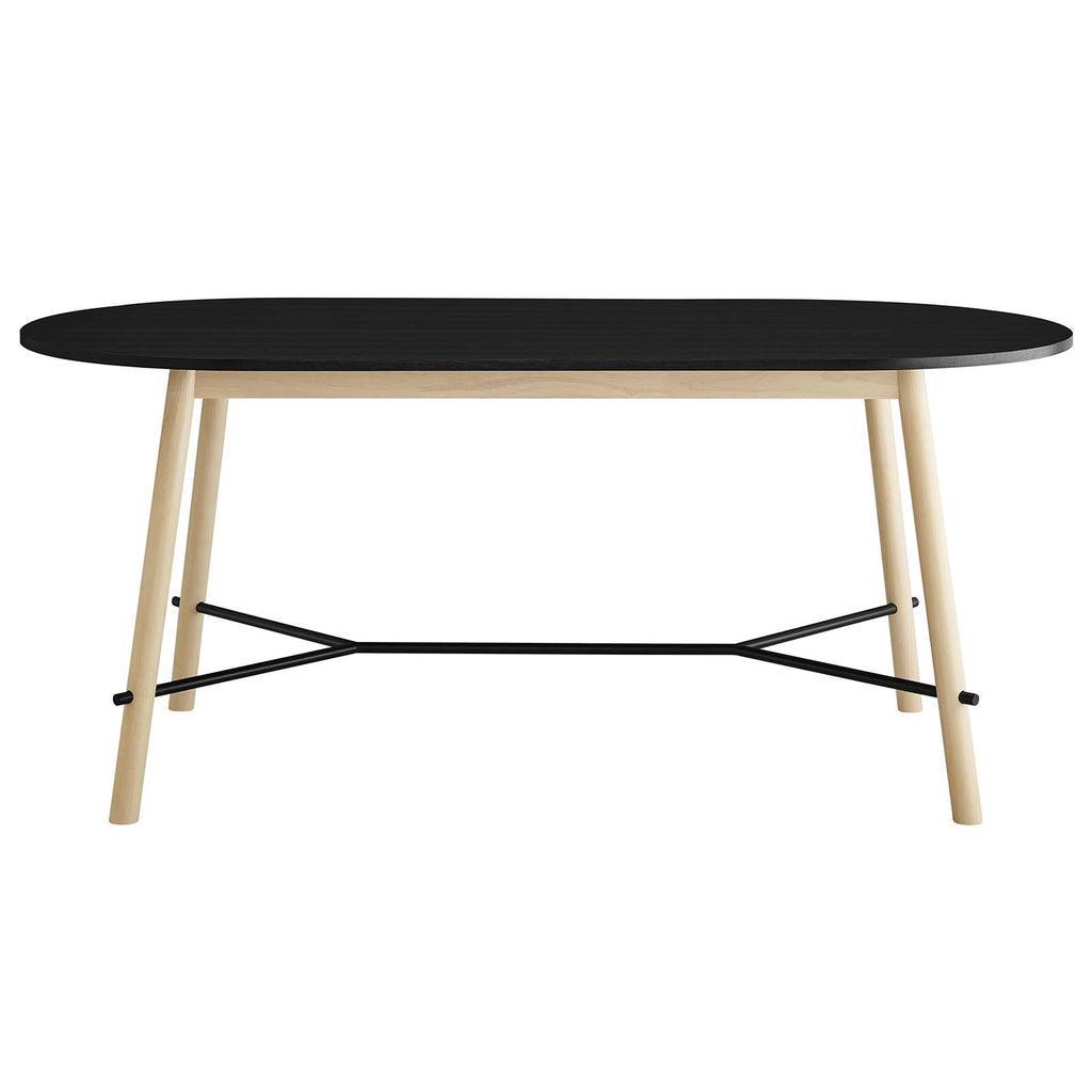 Modway Infuse 71" Wood Grain Dining Table FredCo