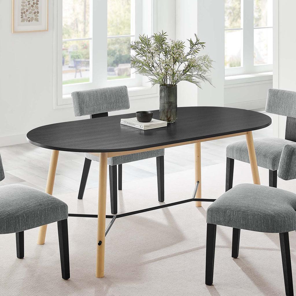 Modway Infuse 71" Wood Grain Dining Table FredCo
