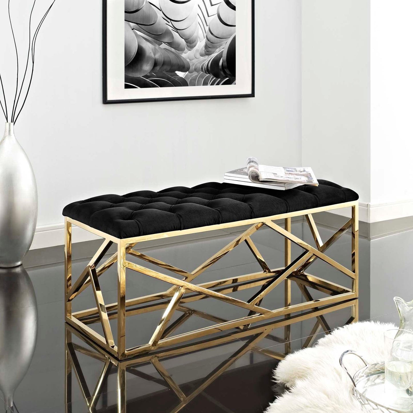 Modway Intersperse Bench FredCo