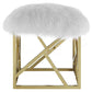 Modway Intersperse Sheepskin Ottoman FredCo