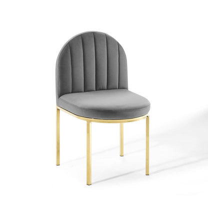 Modway Isla Channel Tufted Performance Velvet Dining Side Chair FredCo