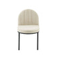 Modway Isla Channel Tufted Upholstered Fabric Dining Side Chair FredCo