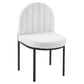 Modway Isla Channel Tufted Upholstered Fabric Dining Side Chair FredCo