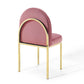 Modway Isla Dining Side Chair Performance Velvet Set of 2 FredCo