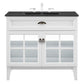 Modway Isle 36" Bathroom Vanity Cabinet EEI-5478-WHI-BLK FredCo