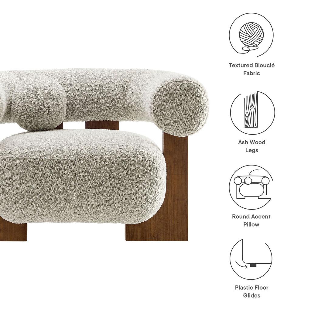 Modway Jace Boucle Accent Chair FredCo