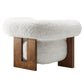 Modway Jace Faux Fur Fabric Accent Chair FredCo