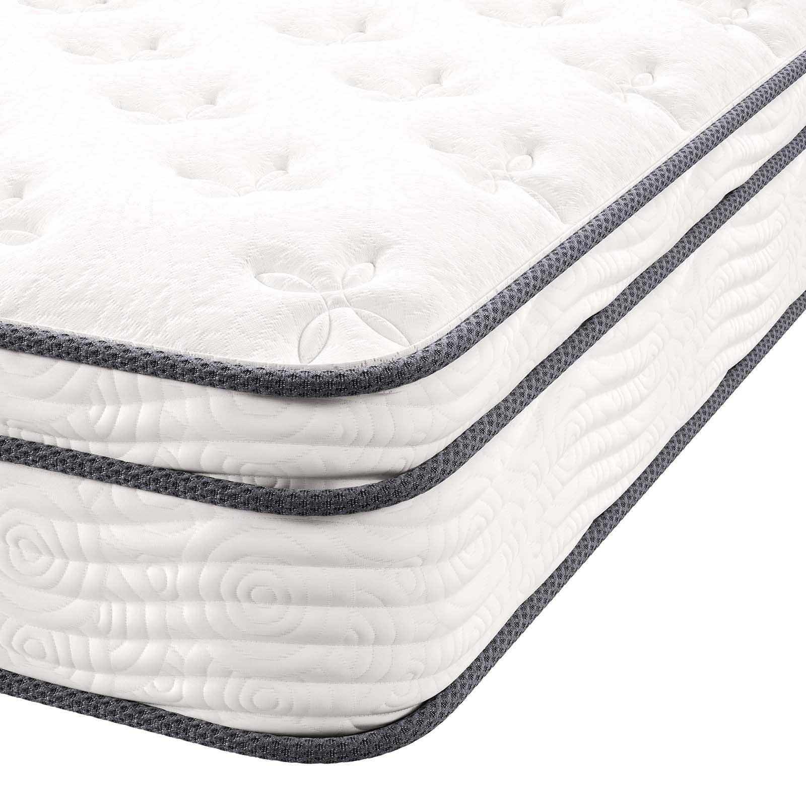 Modway Jenna 10" Innerspring and Foam California King Mattress FredCo