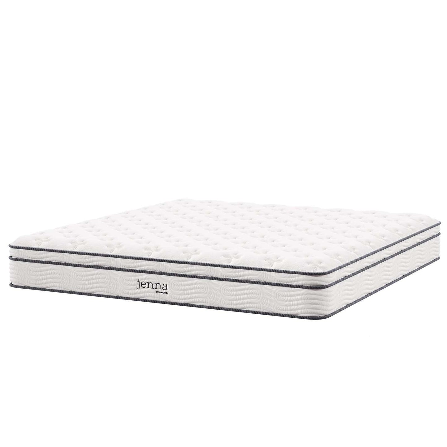 Modway Jenna 10" Innerspring and Foam California King Mattress FredCo