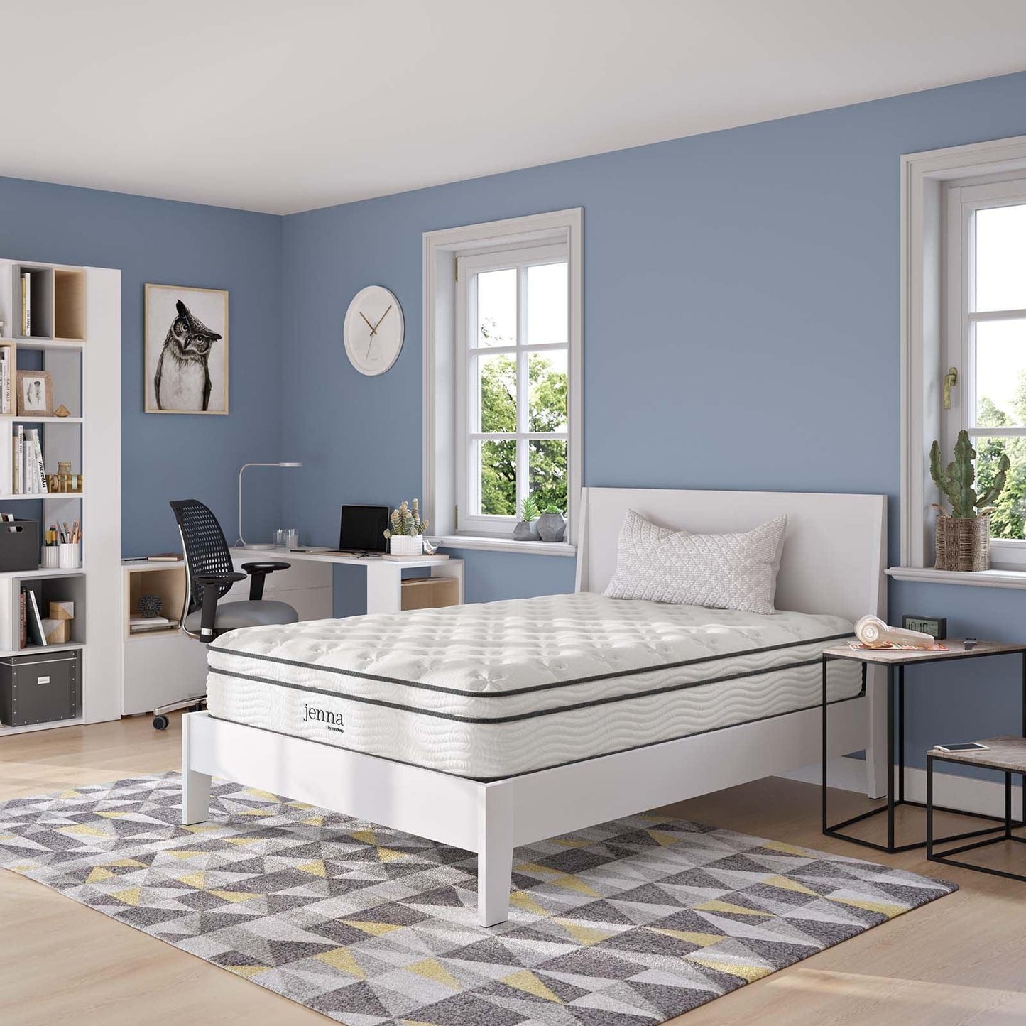 Modway Jenna 10" Innerspring and Foam Full Mattress FredCo
