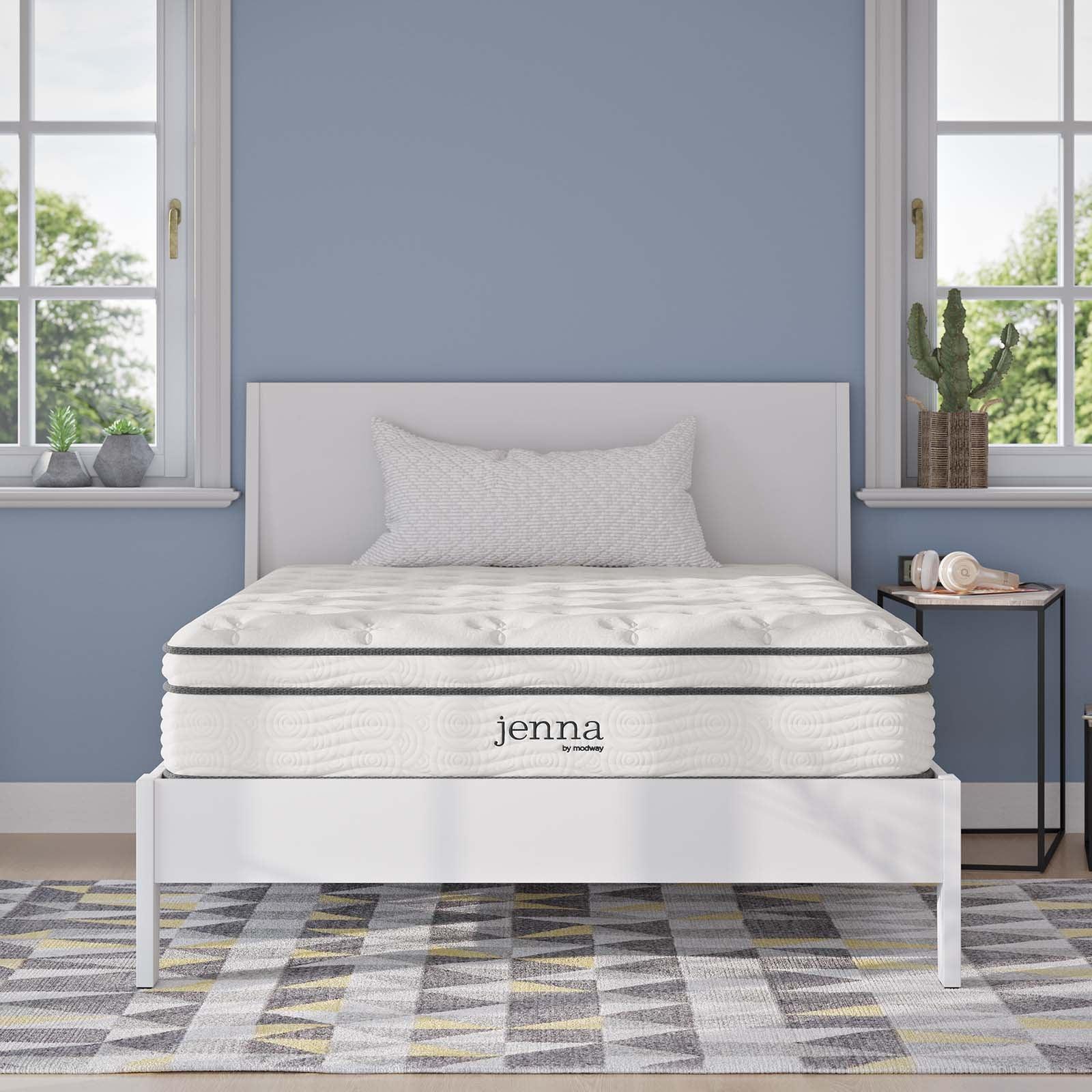 Modway Jenna 10" Innerspring and Foam Full Mattress FredCo
