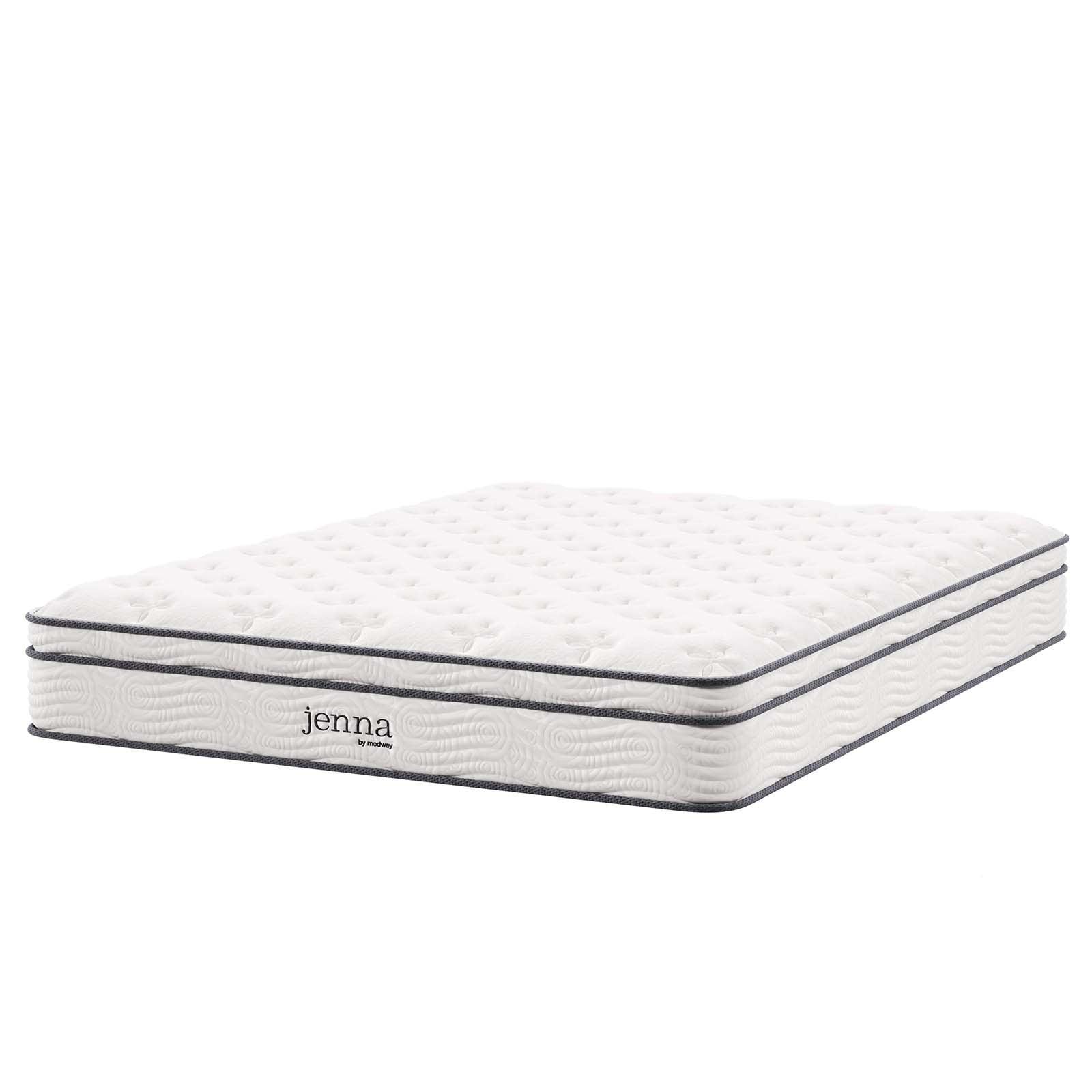 Modway Jenna 10" Innerspring and Foam King Mattress FredCo