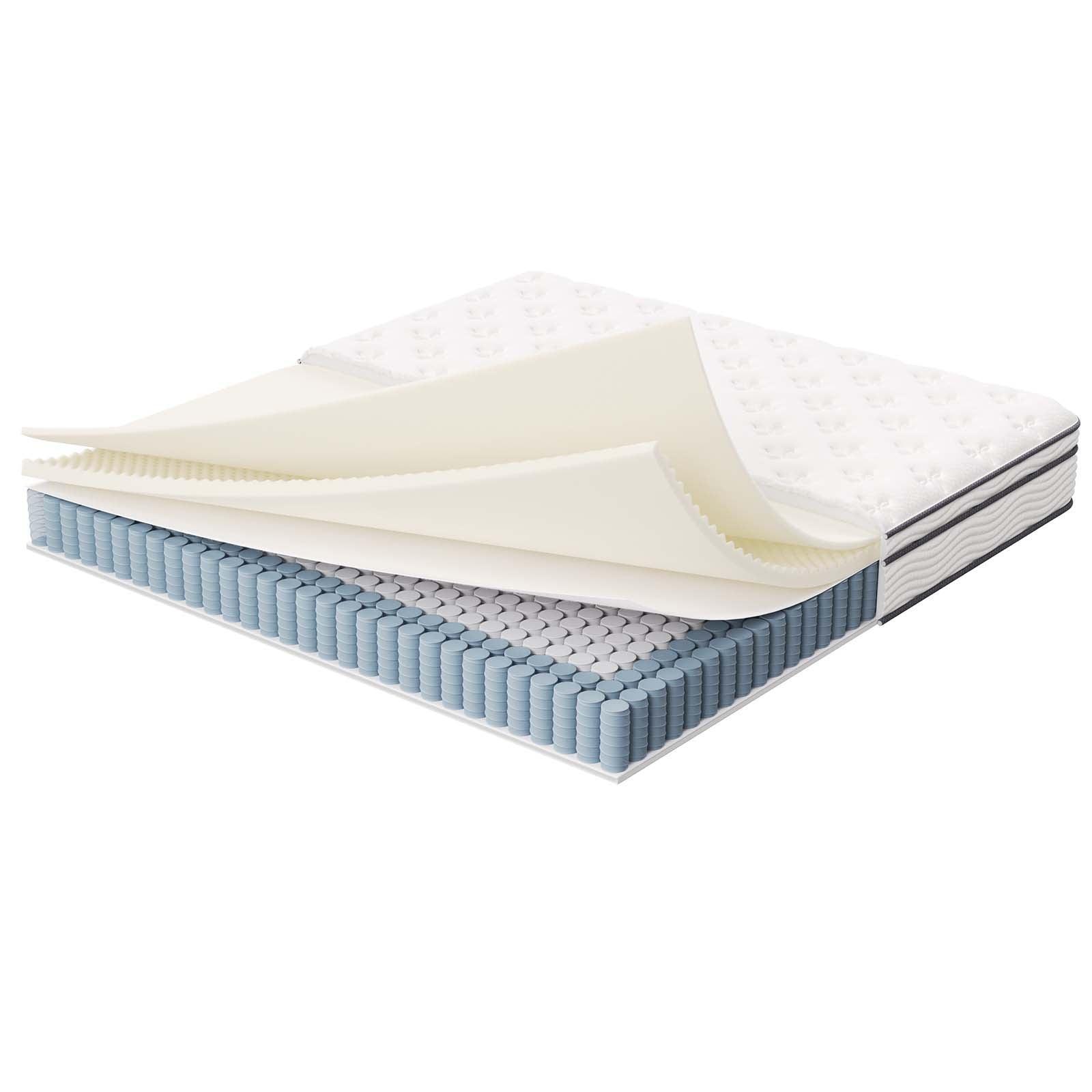 Modway Jenna 10" Innerspring and Foam King Mattress FredCo