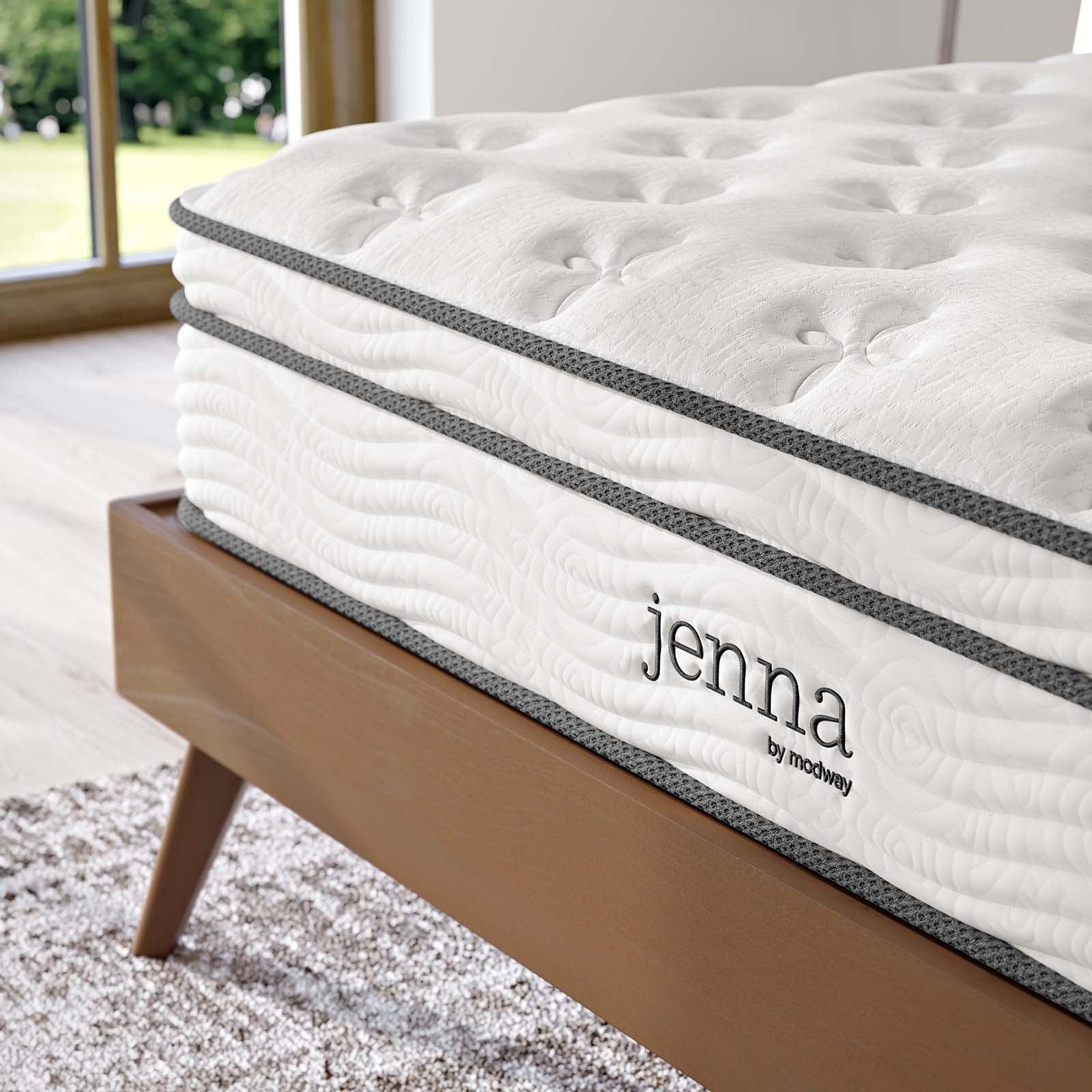 Modway Jenna 10" Innerspring and Foam King Mattress FredCo