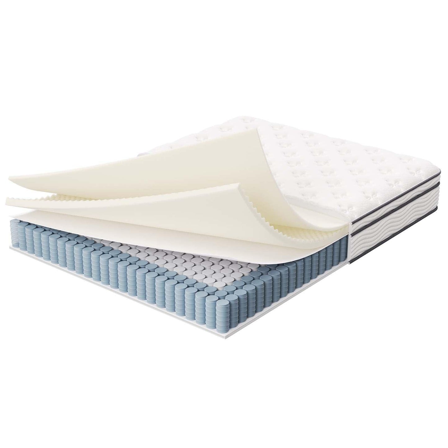 Modway Jenna 10" Innerspring and Foam Queen Mattress FredCo