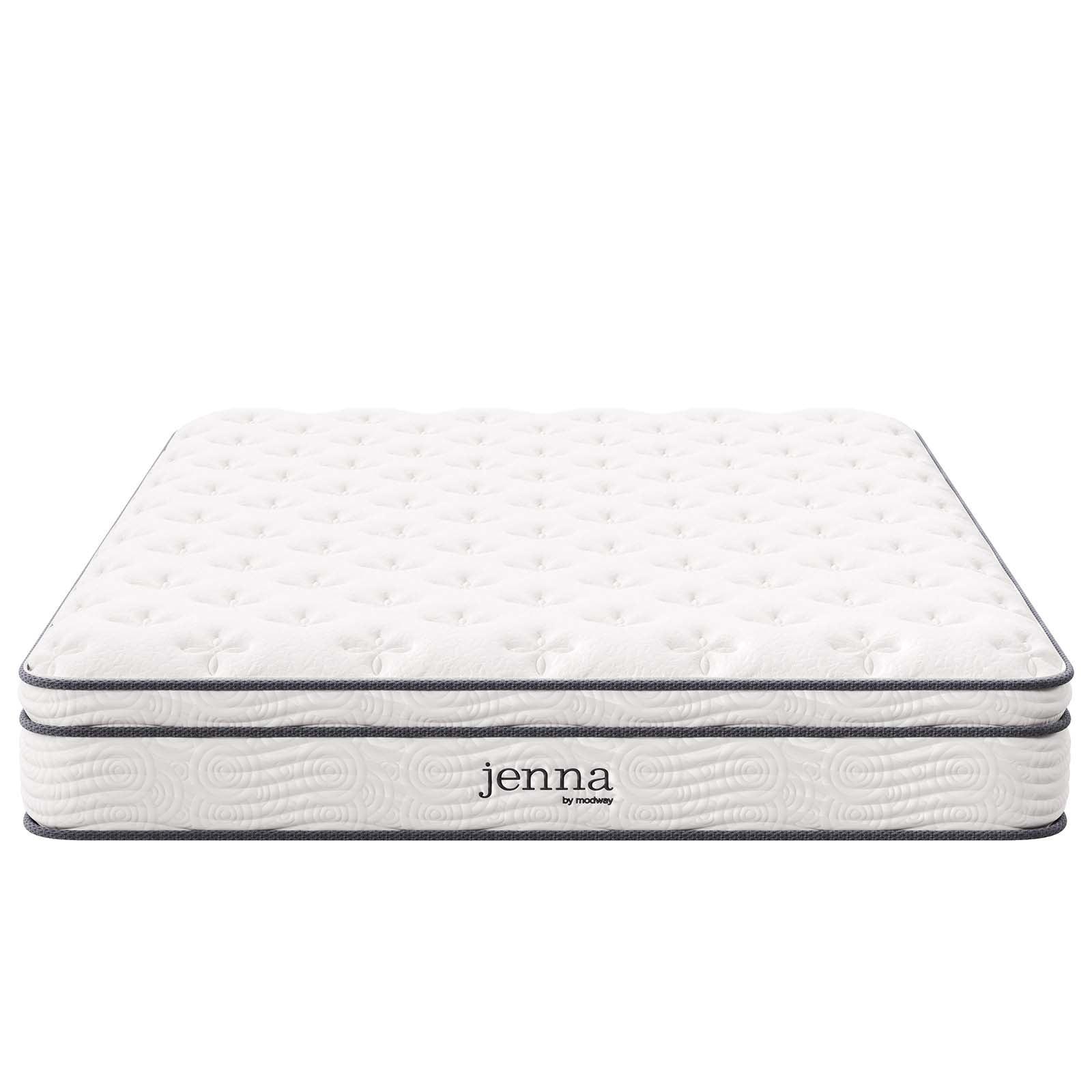 Modway Jenna 10" Innerspring and Foam Queen Mattress FredCo