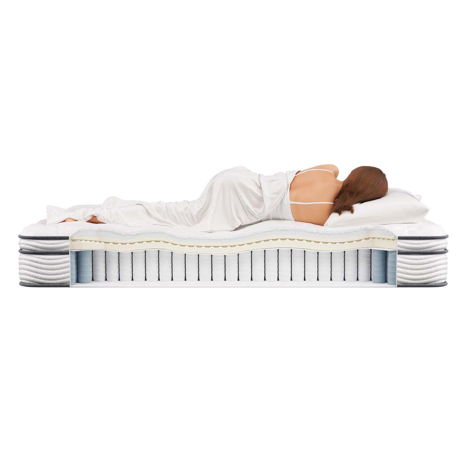 Modway Jenna 10" Innerspring and Foam Queen Mattress FredCo