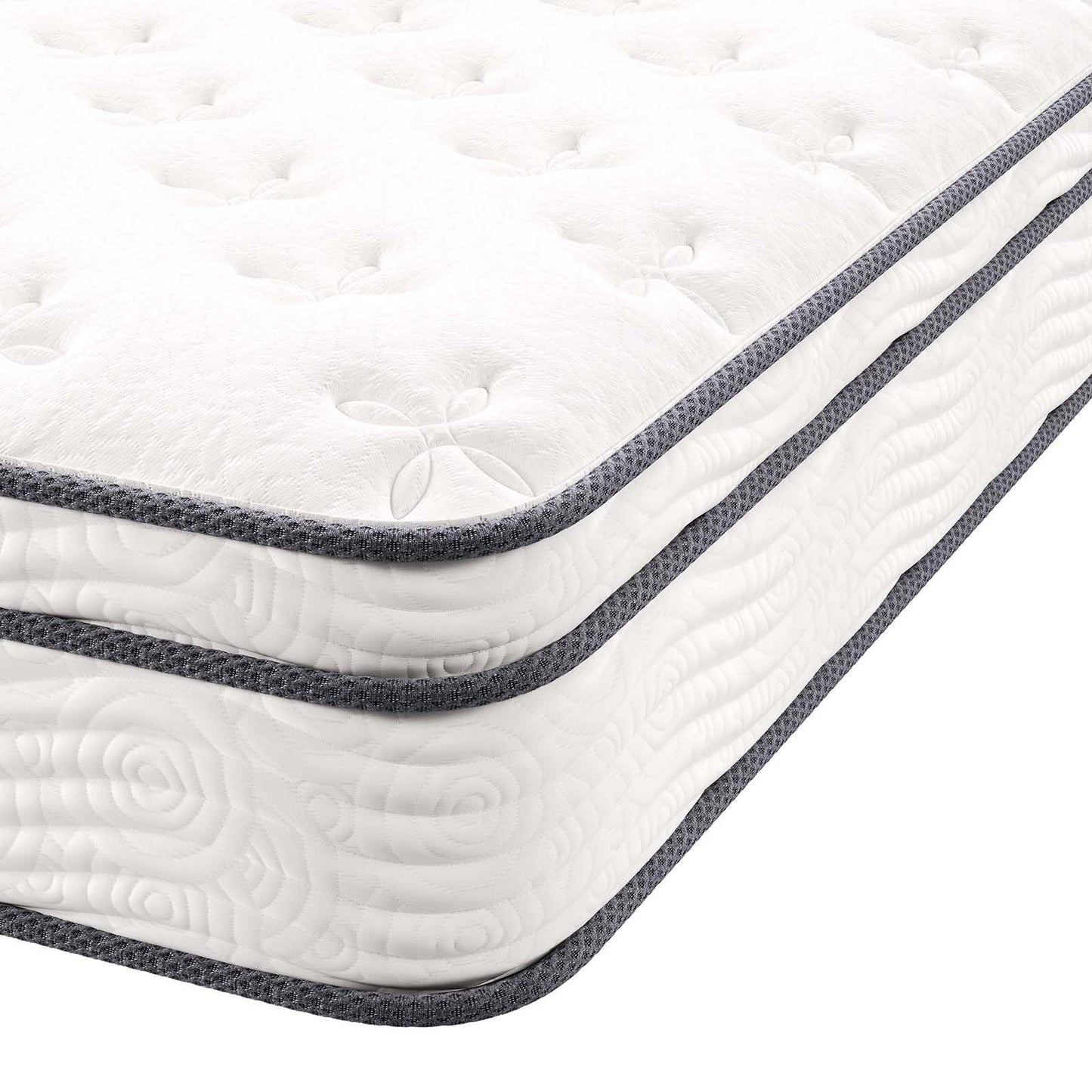 Modway Jenna 10" Innerspring and Foam Queen Mattress FredCo
