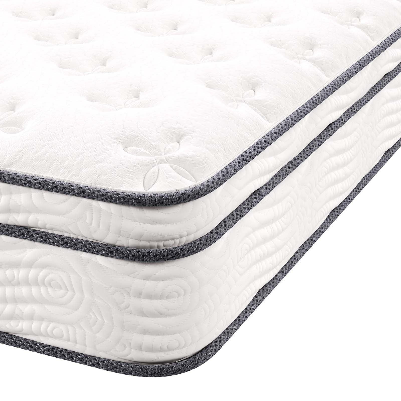 Modway Jenna 10" Innerspring and Foam Queen Mattress FredCo