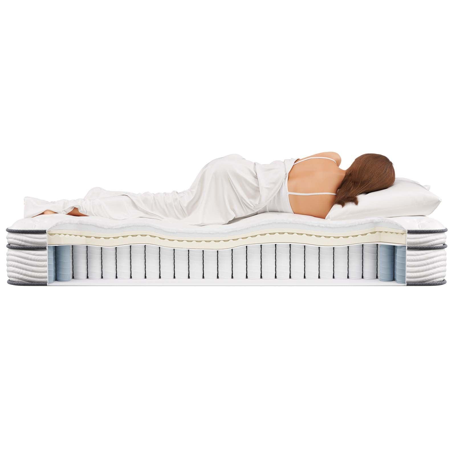 Modway Jenna 10" Innerspring and Foam Twin Mattress FredCo