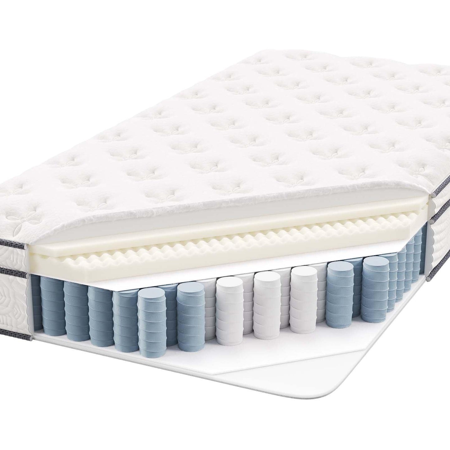 Modway Jenna 10" Innerspring and Foam Twin Mattress FredCo